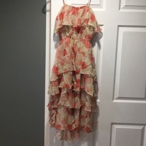 Haute hippie  pink floral dress